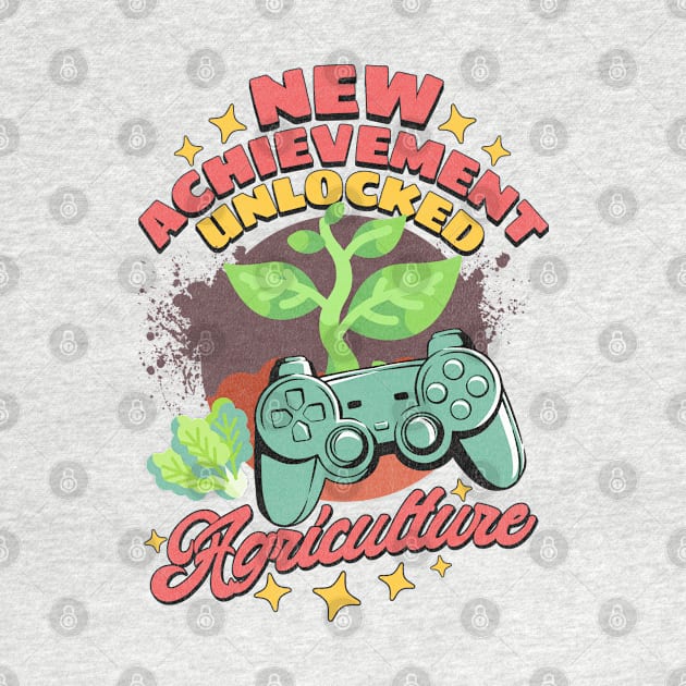 Farmer Gamer New Achievement Unlocked by alcoshirts